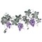 Small Grape Vine Wall Stencil | 2933B by Designer Stencils | Floral Stencils | Reusable Art Craft Stencils for Painting on Walls, Canvas, Wood | Reusable Plastic Paint Stencil for Home Makeover | Easy to Use & Clean Art Stencil